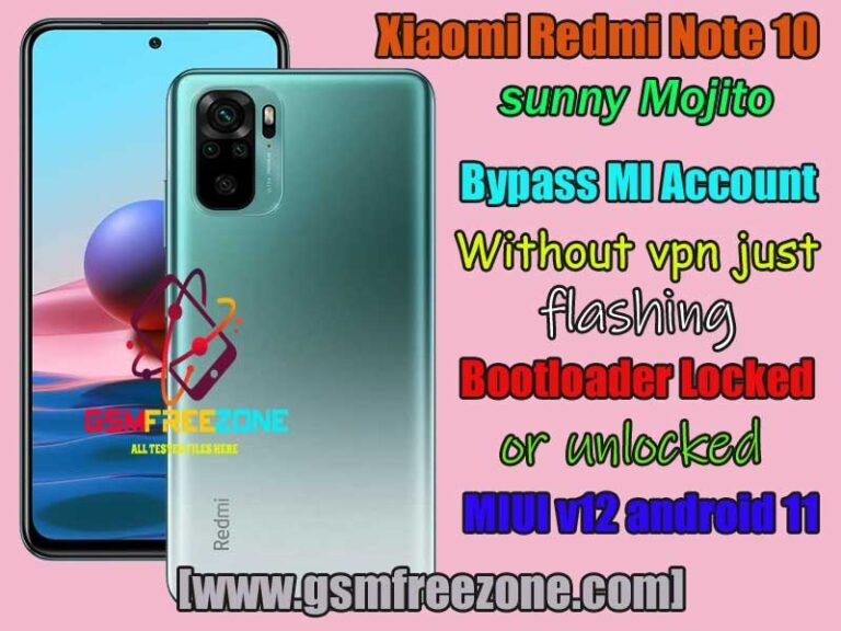 Redmi Note 10 Bypass MI