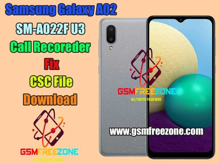 A022F U3 Call Recorder