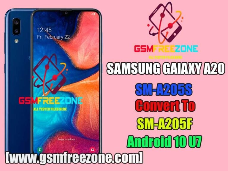 SM-A205S Convert