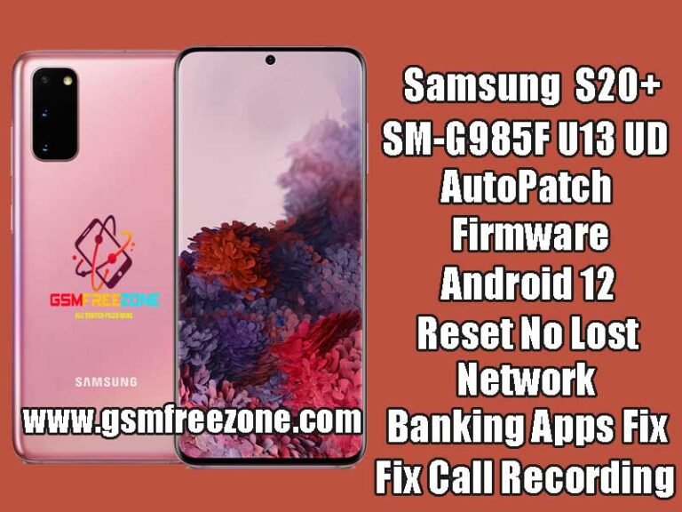 SM-G985F U13 UD Autopatch Firmware