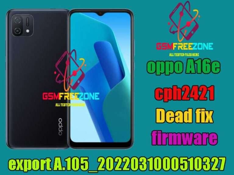 oppo A16e cph2421 Dead fix