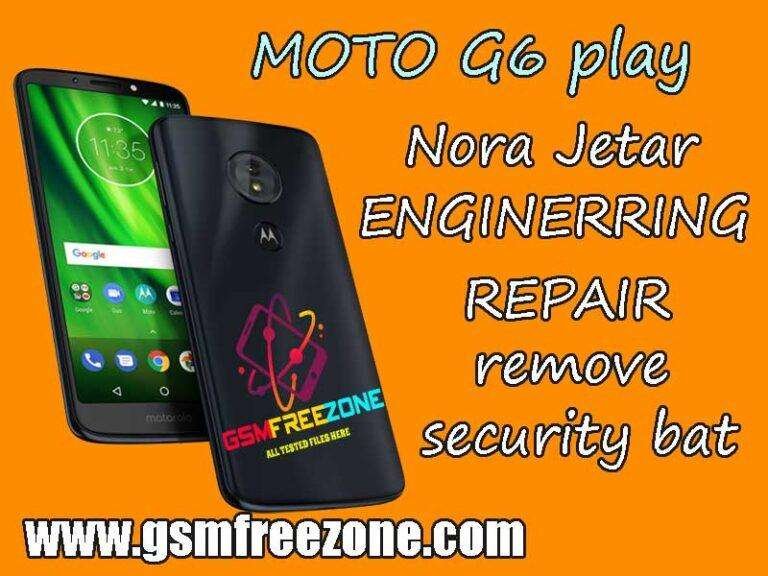 MOTO G6 play Nora Jetar Engineering