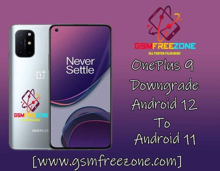 OnePlus 9 Downgrade Android 12