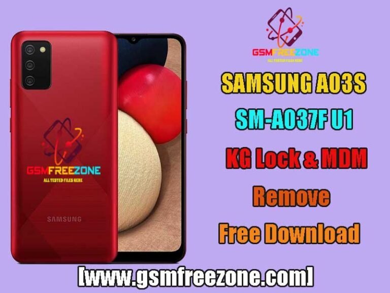 SM-A037F U1 KG Lock & MDM Remove