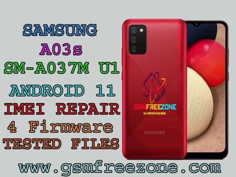 SM-A037M U1 OS11 Repair IMEI