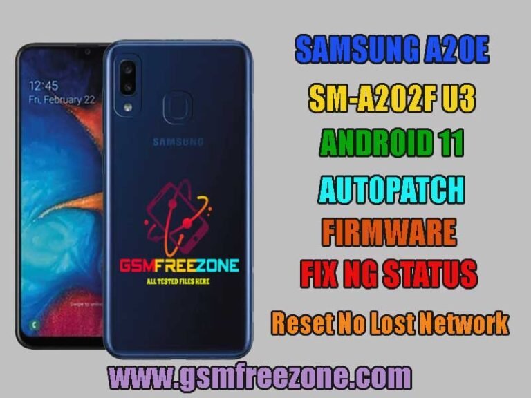 SM-A202F U3 Android 11 Autopatch
