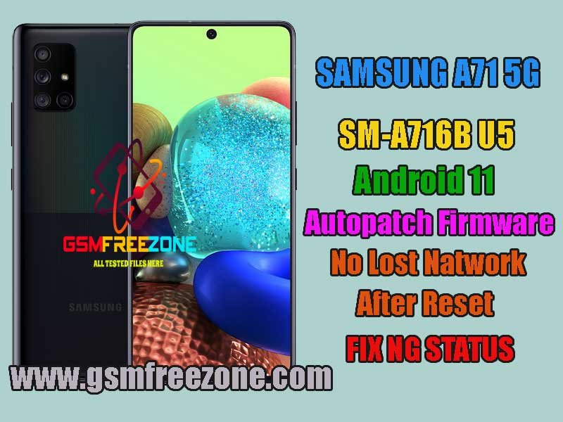 SM-A716B U5 Android 11 Autopatch