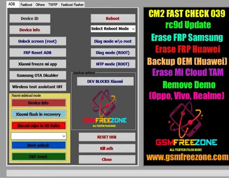 CM2 Fast Check V039 rc9d Software