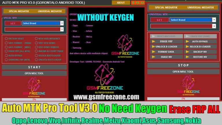 Auto MTK Pro Tool V3.0