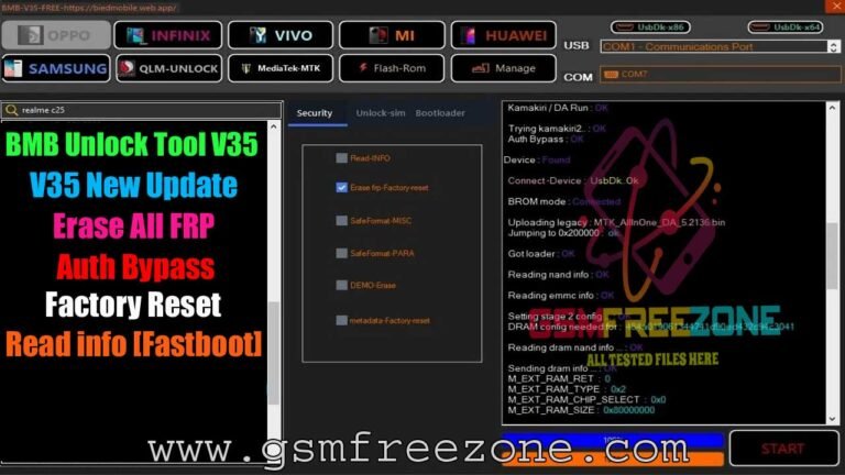 BMB Unlock Tool V35 Oppo Unlock
