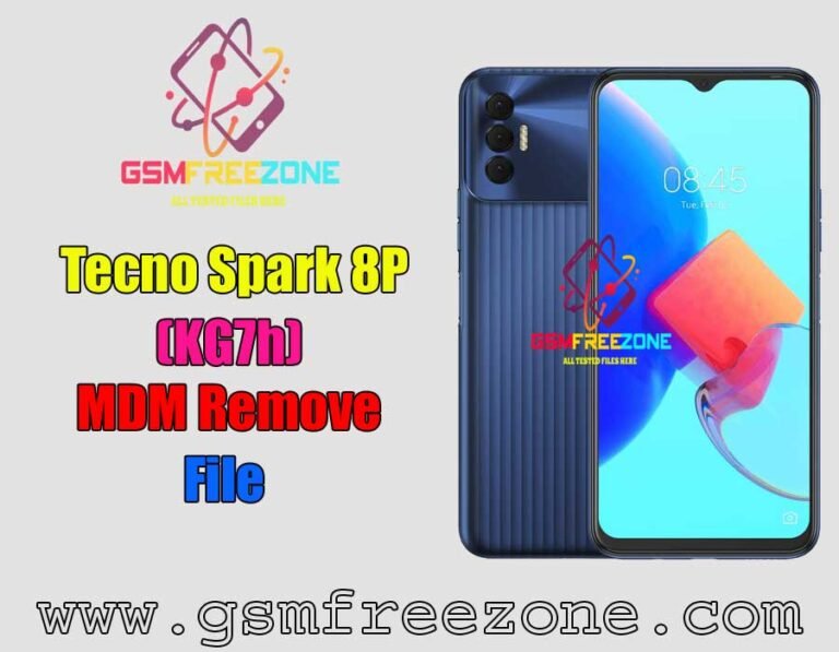 Tecno Spark 8P (KG7h) MDM Remove
