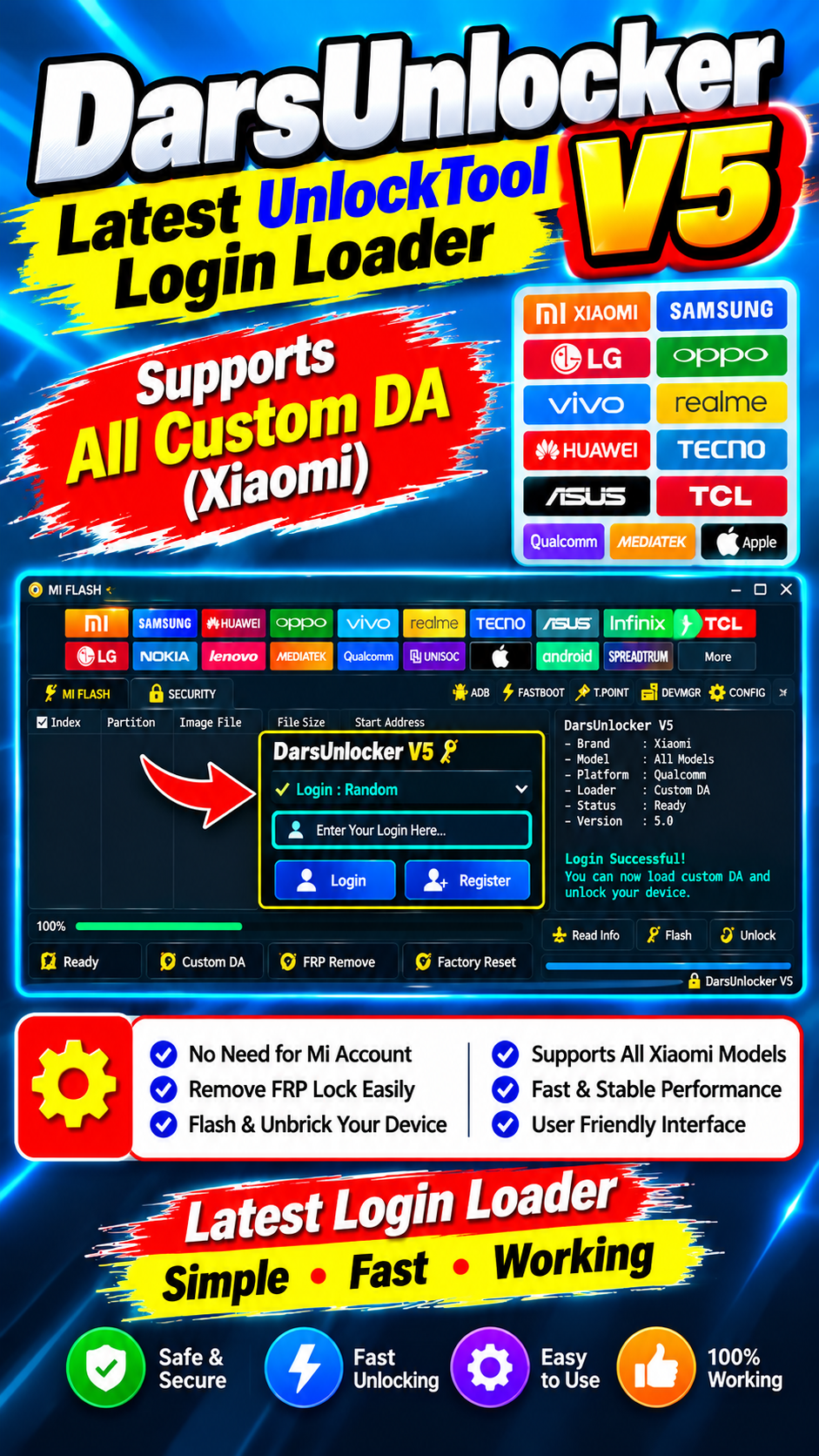 Dars unlock Tool Latest V2026.09.23.0 Free With Login 100% Working