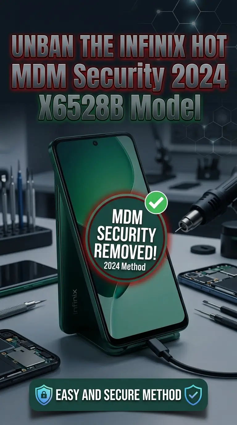Infinix Hot 40i X6528B MDM Remove Security 2024